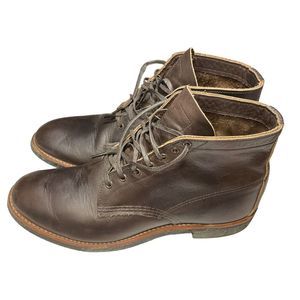 Red Wing Merchant Boots 8061 Heritage Harness Brown US 10.5 D Waxed Made in USA